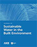 Go to Journal of Sustainable Water in the Built Environment 