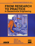 Go to From Research to Practice in Geotechnical Engineering