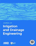 Go to Journal of Irrigation and Drainage Engineering 